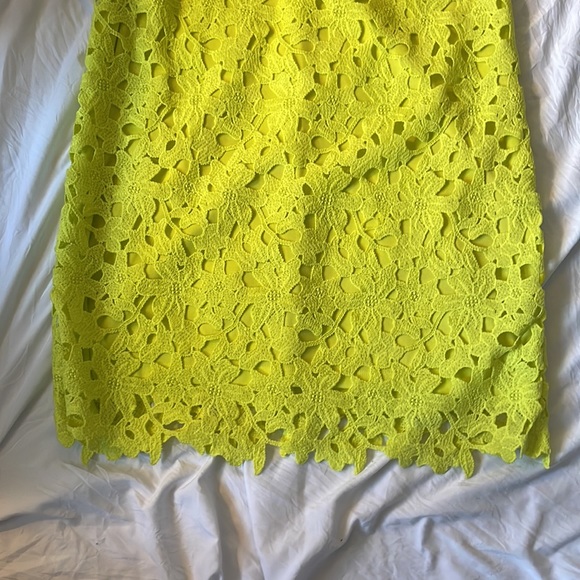 Jessica Simpson Women’s Neon Yellow/Green Dress - Picture 3 of 8